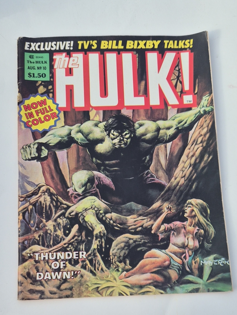 The Hulk Comic Book - Bold Green Cover Art